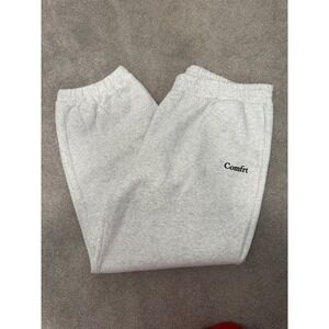 Comfrt Cloud Storm Unisex Men's Women's Sweatpants Joggers Heather Grey 3XL